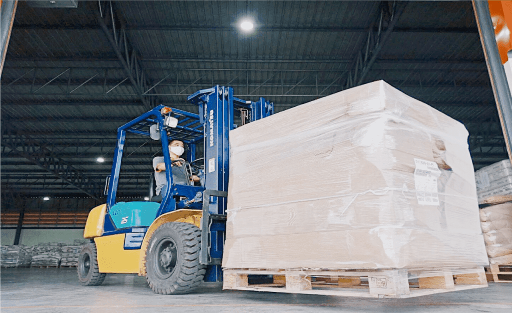 อาคารโกดังให้เช่า ย่านหนองจอก-สุวินทวงศ์ พื้นที่รวม 1200 ตรม. น้ำไม่ท่วม 100%