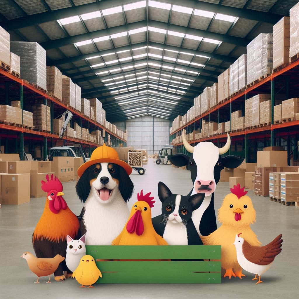 ส่วนผสมอาหารสัตว์ที่สำคัญ ในกระบวนการผลิต เเละการจัดเก็บภายในคลังสินค้า